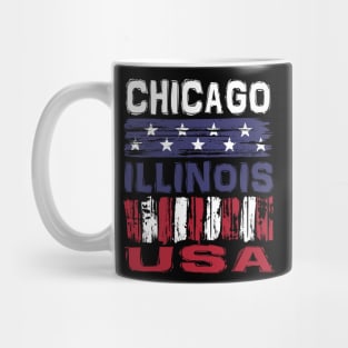 Chicago Illinois USA T-Shirt Mug